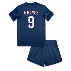 Paris Saint-Germain Goncalo Ramos #9 Hemmakläder Barn 2024-25 Kortärmad (+ Korta byxor)